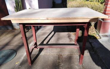 drveni sto i klupe: Table for garden, Wood