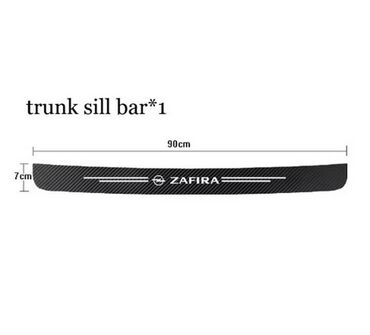 Tuning oprema: Stiker za branik automobila - karbon ZAFIRA (OPEL) Stiker za zadnji — 2