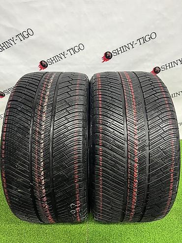 952 2: Шины 285 / 35 / R 20, Зима, Б/у, Пара, Легковые, Michelin — 1