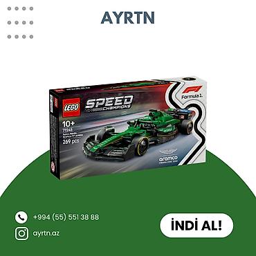 oyuncaq helikopter: LEGO Speed Champions – Aston Martin Aramco F1 AMR24 (77245) - Formula — 1
