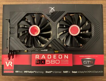 videokartlar: Videokart XFX Radeon RX 580, 8 GB, İşlənmiş