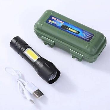autima: Mini LED baterijska lampa 200m NOVO. Punjiva LED baterijska lampa — 5