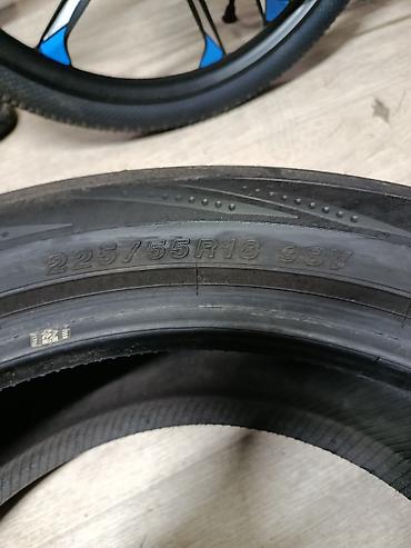 Транспорт: Шины 225 / 55 / R 18, Лето, Б/у, 1 шт, Легковые, Япония, Yokohama — 4