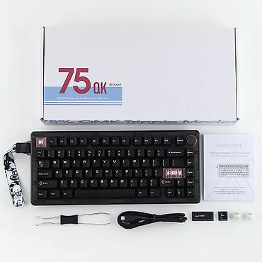 Клавиатура, Механическая, Bluetooth, Проводное подключение, Размер: 75%