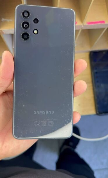 Samsung: Samsung Galaxy A32, Б/у, 128 ГБ, цвет - Зеленый, 2 SIM