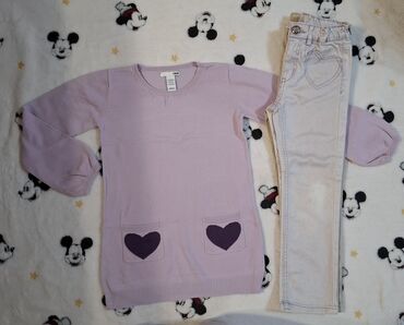 Paketi dečije odeće: Paket: Košulje, Majice, Pantalone, Za devojčice, uzrast: 5-6 godina — 7