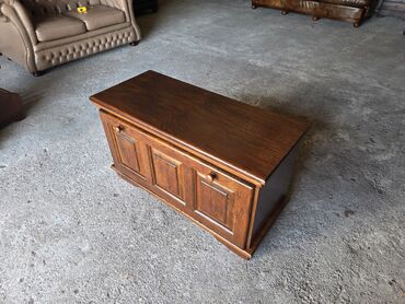 Komode: Drvena komoda/ormarić za dnevnu sobu ili hodnik - Materijal: puno — 8