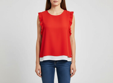 jedwabne bluzki wieczorowe: Women's blouse, size L