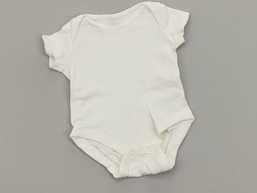 białe body niemowlęce na ramiączkach: Боді, F&F, 0-3 міс., 
стан - Хороший