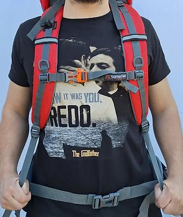 Sportske torbe i rančevi: Planinarski ranac Sandaran Elevation 70L – crveno/sivi - Zapremina — 9