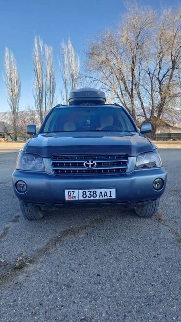 араван машина: Toyota Highlander: 2003 г., 3 л, Автомат, Бензин, Жол тандабас