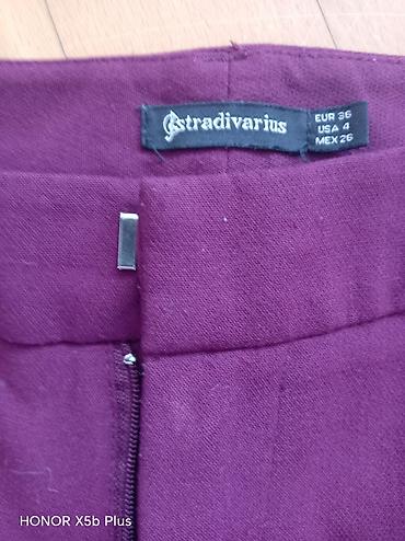 paraşut şalvar: Şalvar, Stradivarius, S, rəng - Bənövşəyi — 2