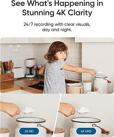 ev camera: Nəzarət kamerası Anker Eufy E30 📹 4K Ultra HD – 24/7 Davamlı — 6