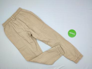 czarne cargo pull and bear: Denim, Spodnie materiałowe damskie, rozmiar M — 3