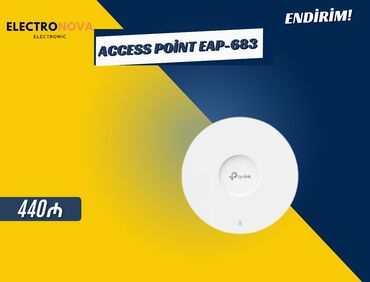 Noutbuk və netbuklar: TP-Link EAP-683 Access Point ✔ Geniş əhatə dairəsi və güclü siqnal 📶 ✔