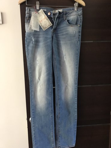кожаные джинсы: Прямые