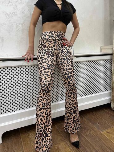 Pantalone: S (EU 36), M, XL, Visok struk, Zvoncare — 2