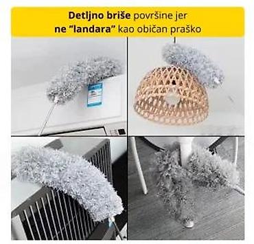 Kućna hemija i proizvodi za kuću: Teleskopski perjač za prašinu sa mikrovlaknom - Produživa drška do — 18