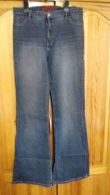 джинсы женские 29 размер: Прямые, Турция, Высокая талия
