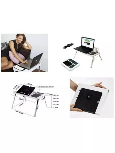 Подставки для ноутбуков: Складной столик с ВЕНТИЛЯТОРОМ для ноутбука, рисования или другого at lalafo.kg — 4 Подставки для ноутбуков: Складной столик с ВЕНТИЛЯТОРОМ для ноутбука, рисования или другого — 4