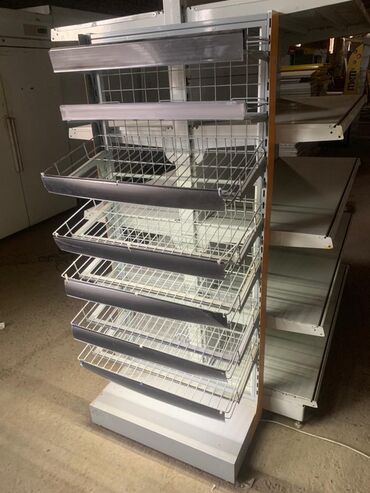 Стеллажи: Стеллаж Для продуктов, Лофт, 200 см * 125 см * 50 см, 
Б/у — 18