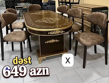 Yemək otağı dəsti – 649 AZN Tərkibi: - 1 ədəd ovala bənzər yemək lalafo.az -da Yemək otağı dəsti – 649 AZN Tərkibi: - 1 ədəd ovala bənzər yemək