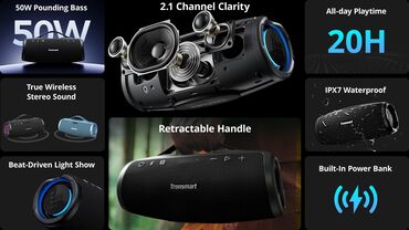 Dinamiklər və kolonkalar: Yeni Air Music Kolonka, Növ - Bluetooth, rəng - Boz -da lalafo.az — 5 Dinamiklər və kolonkalar: Yeni Air Music Kolonka, Növ - Bluetooth, rəng - Boz — 5