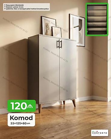 Komod – 33×125×80 sm - Material: 18 mm laminat - Rəng seçimi lalafo.az -da Komod – 33×125×80 sm - Material: 18 mm laminat - Rəng seçimi