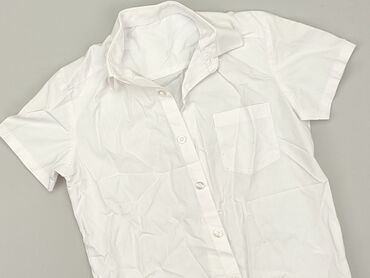 koszula koronka: Shirt 5-6 years, condition - Good, pattern - Monochromatic, color - White