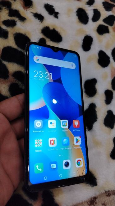 mi 8 ekran: Tecno Camon, 128 GB, rəng - Boz, Barmaq izi