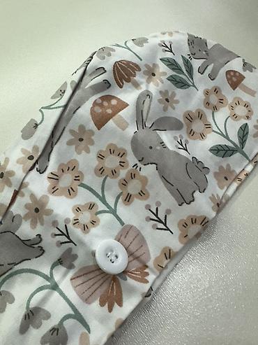 Другие медицинские товары: Медицинская шапочка с принтом + маска в подарок - Тип: шапочка для — 3