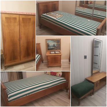 bedroom: Qədimi Mebel dəsti. 2 çarpayı, 1 dolab, 1 termo+pufik, 2 ədəd tumba — 2