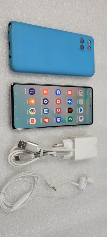 Samsung: Samsung Note 10 Lite, Б/у, 128 ГБ, цвет - Голубой, 2 SIM — 12