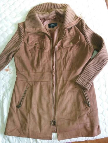 fashion zimska jakna poklon diesel kozni kais: Jakna od prevrnute koze vel. L / XL Veoma kvalitetna jakna
