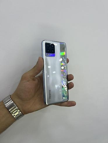 iphone 6s plus barter: Realme 8, 128 GB, rəng - Gümüşü, Face ID — 2