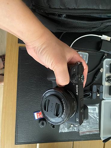 Фотоаппараты: Sony a6400 | Full komplekt (çanta, qoşa adapter, batareyalar və kart — 5