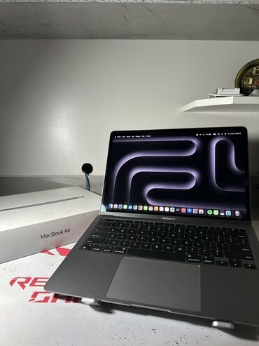 Ноутбуки: Ультрабук, Apple, 8 ГБ ОЗУ, Apple M1, 13.3 ", Б/у, Для несложных задач, память SSD