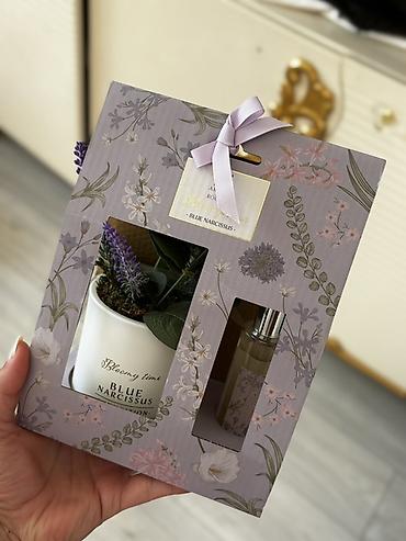 ароматизаторы в машину: BLUE NARCISSUS “Bloomy time” otaq ətiri dəsti Suni gul dibcekde tebii — 1