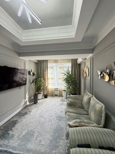 газ на дом: 4 бөлмө, 119 кв. м, Элитка, 7 кабат, Дизайнердик ремонт