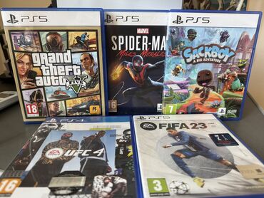 Игры для PlayStation: 📀 В наличии: 	1.	GTA V (PS5) Культовый экшен с открытым миром