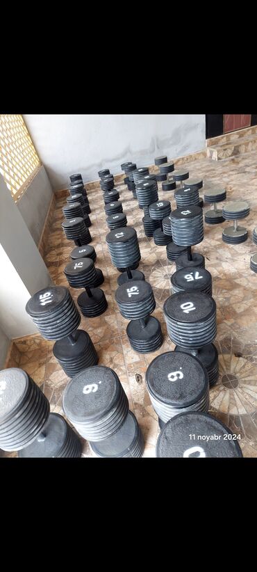 Digər trenajorlar: HAL HAZIRDA QİYMET CEDVELİ. 1 eded 5 kq qantel 7 azn 2 eded 5 kq — 12