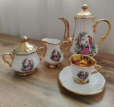 cay servizi: Çay dəsti, rəng - Ağ, Farfor — 1