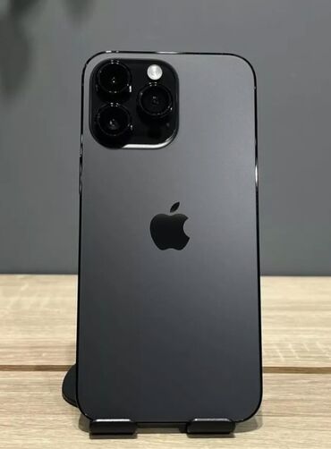 iphone xs max цена бишкек: IPhone 14 Pro Max, Колдонулган, 128 ГБ, Black Titanium, Заряддоочу түзүлүш, Коргоочу айнек, Кабель, 90 %