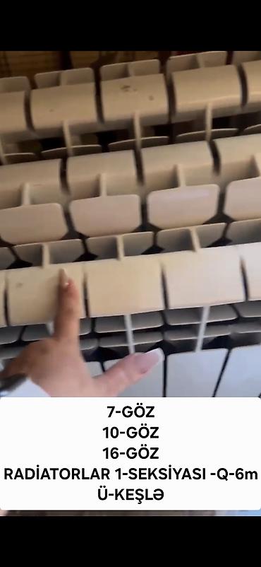 Radiatorlar – bölməli model - 7-göz, 10-göz və 16-göz seçimləri - 1 lalafo.az -da Radiatorlar – bölməli model - 7-göz, 10-göz və 16-göz seçimləri - 1