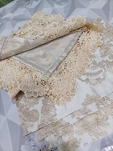 Другие товары для кухни: Продаются элегантные скатерти с гипюром размером 100х150 с 4-мя — 3