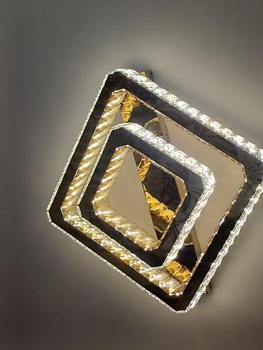 ev divar dekorlari: Led Çılçıraq, 4 və daha çox lampa, Metal — 1