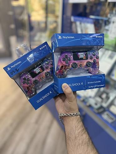Video oyunlar üçün aksesuarlar: PlayStation DualShock 4 simsiz oyun pultu - Rəsmi Sony PlayStation — 1