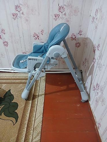 Столы для кормления: Uşaq yemək stulu - Rəng: mavi-boz - Tənzimlənən bel dayağı (uzanma — 2