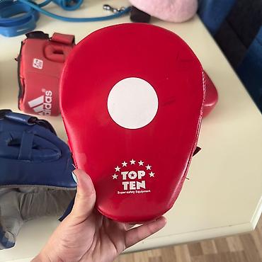 Boks aparatları: Boks və kikboks üçün qoruyucu dəst - Brendlər: Adidas (AIBA təsdiqli — 3