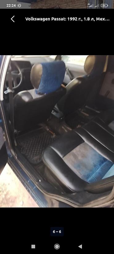 Унаа: Volkswagen Passat: 1992 г., 1.8 л, Кол менен иштөөчү, Бензин, Седан — 3